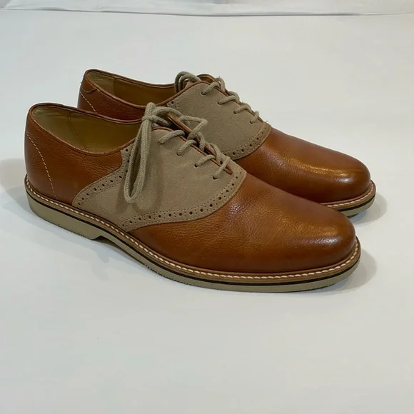 1901 Tan Leather Oxfords s-l400.jpg main image 3